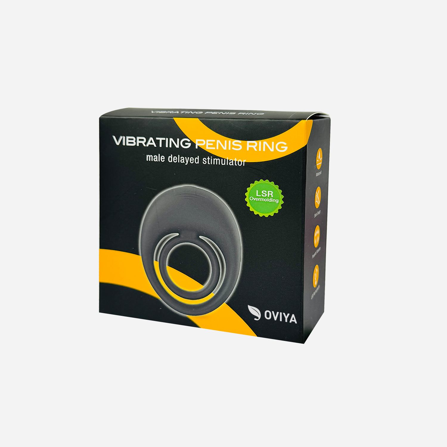 OVIYA Dual Cock Ring Vibrator for Enhanced Endurance CKR01