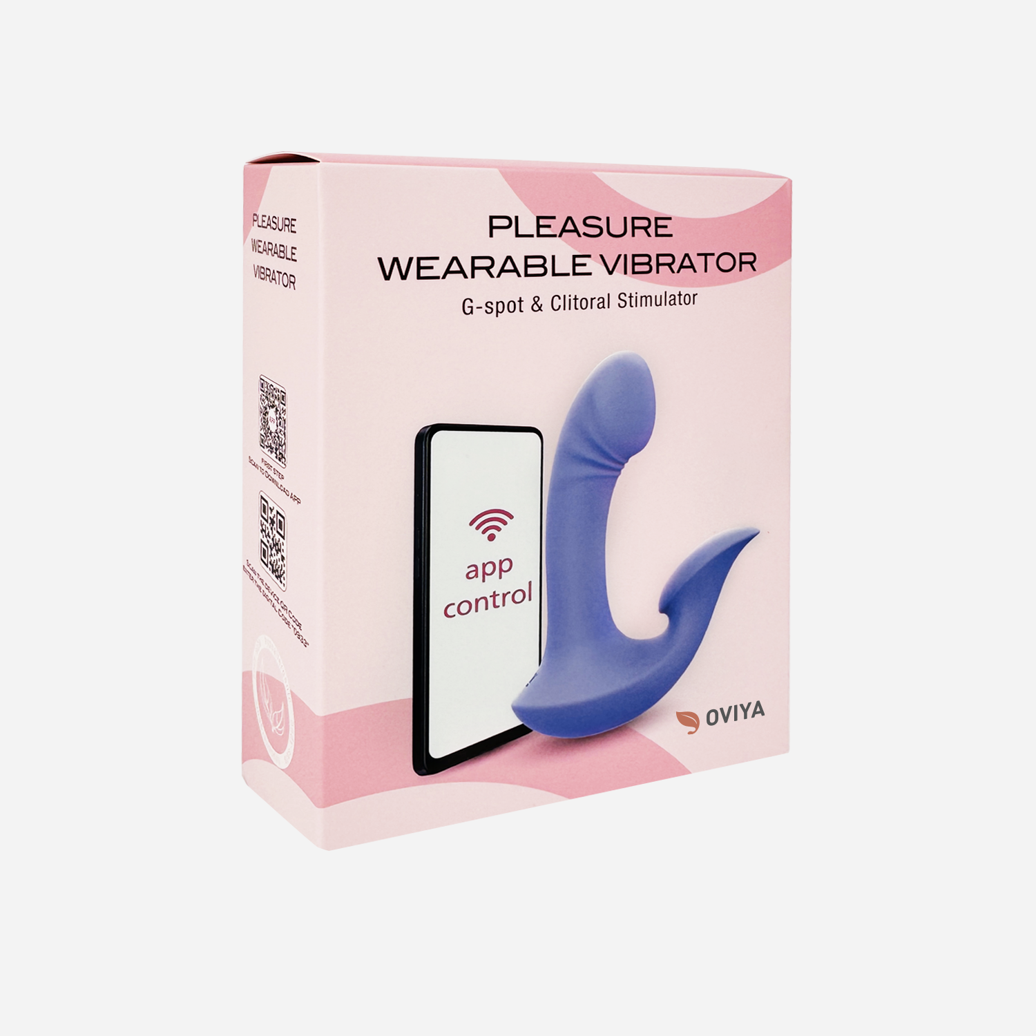 OVIYA Dual Motor Wearable Rabbit Vibrator for Clitoral & G-Spot Pleasure RBV04