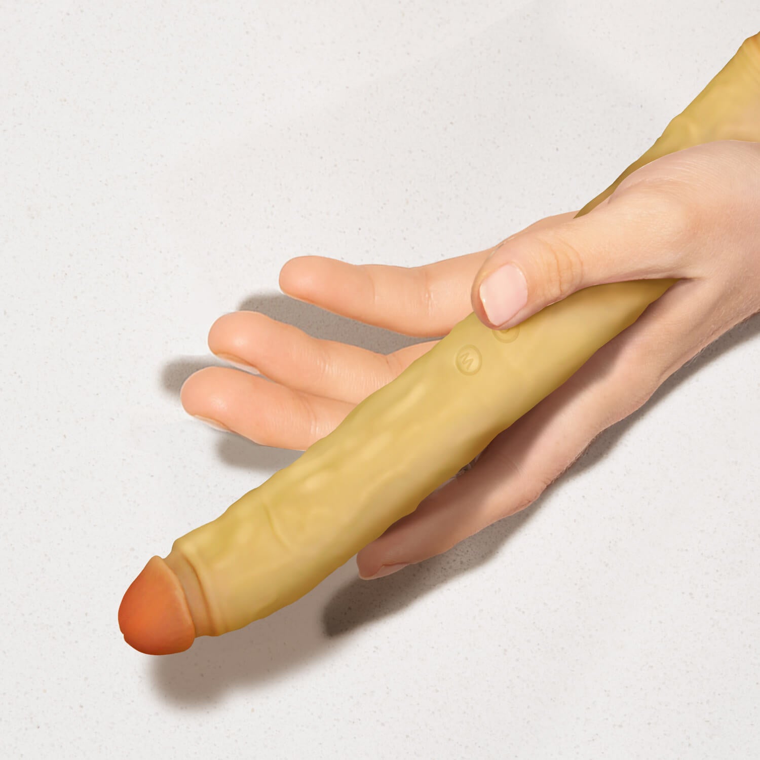 OVIYA Dual-Ended Realistic Dildo Vibrator for Solo or Couples Play DLV01
