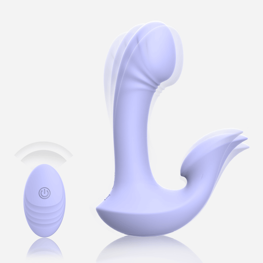 OVIYA Dual Motor Wearable Rabbit Vibrator for Clitoral & G-Spot Pleasure RBV04