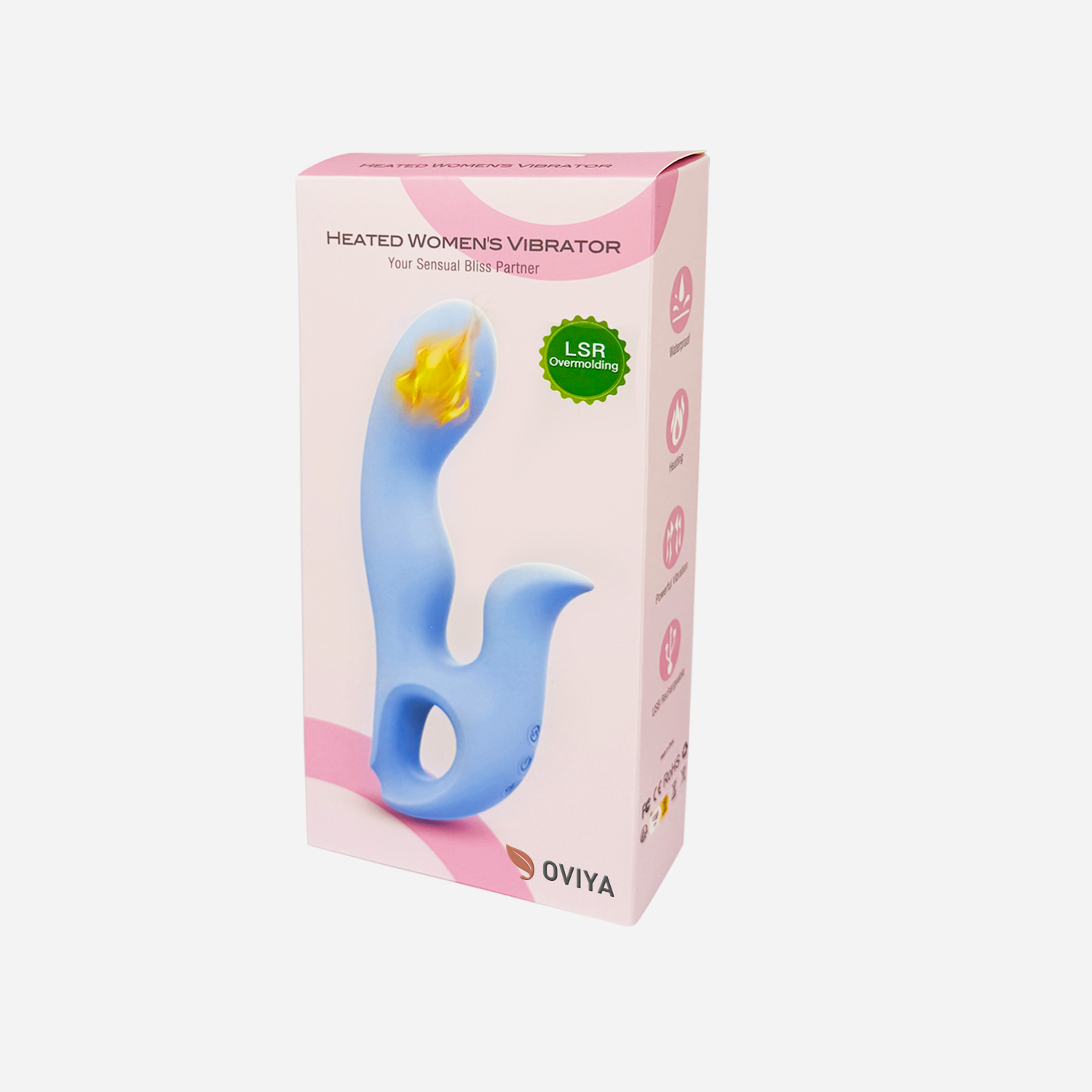 OVIYA Dual Motor Rabbit Vibrator for Clitoral & G-Spot Pleasure RBV03