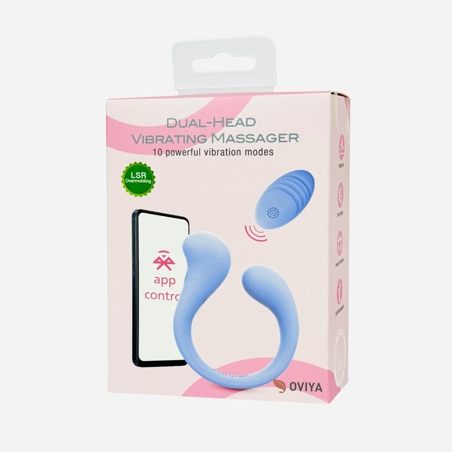OVIYA Butterfly Wearable Vibrator for Bendable G-Spot & Clitoral Pleasure WRV01